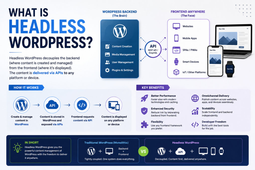 What is headless WordPress