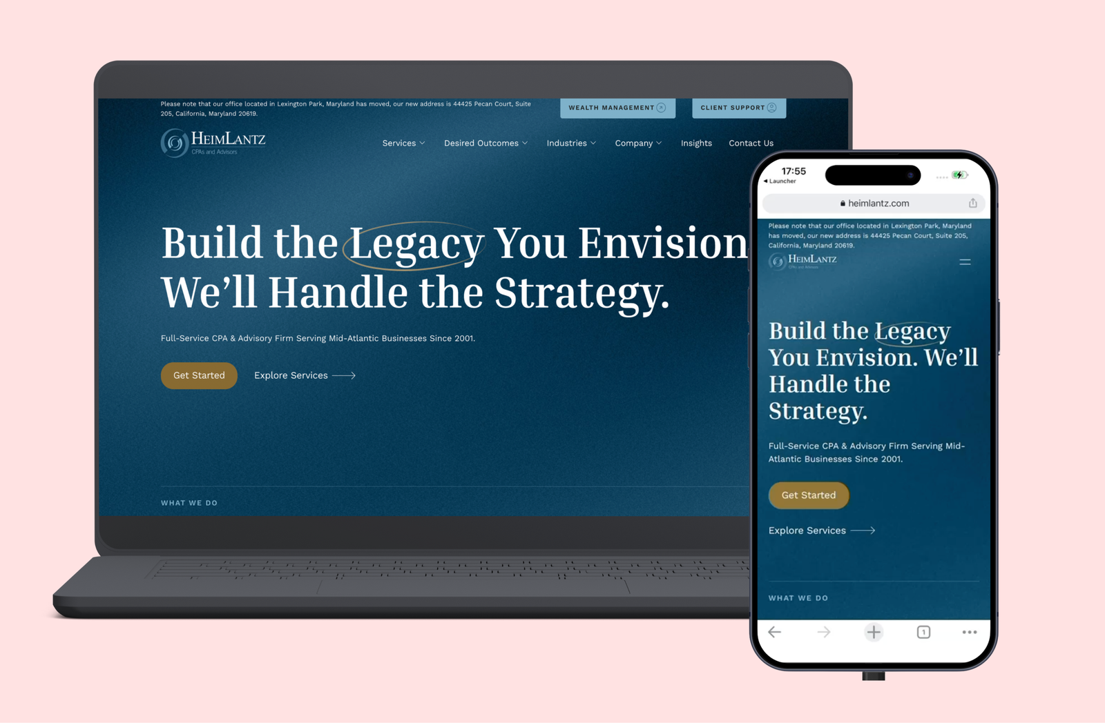 Business Financial Website 