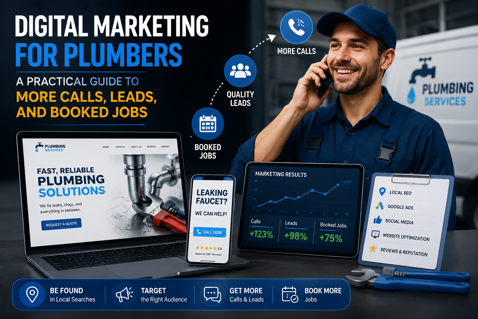 Digital Marketing for Plumbers: A Practical Guide to More Calls, Leads, and Booked Jobs