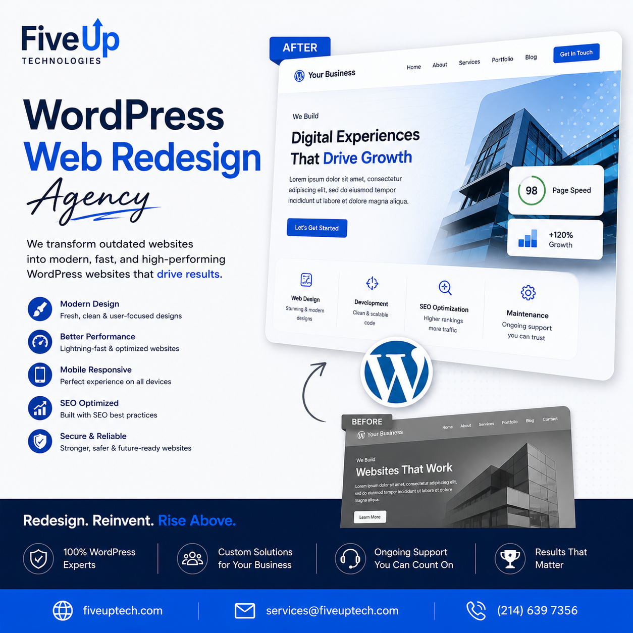 WordPress Web Redesign Agency